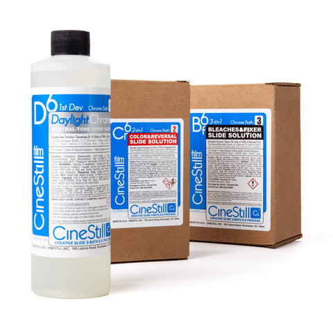 D6 "DaylightChrome" Slide Film Processing Bundle