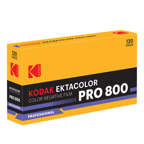 Ektacolor PRO 800 Color Negative Film 120 5-Pack